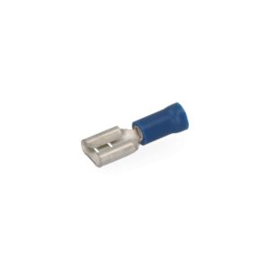 Terminal faston preaislado hembra 6,3 mm, blister 10 uds