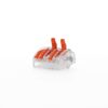 Conector empalme 5 tomas de 0,75a 2,5mm, 5 uds
