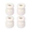 Aislador para cable trenzado blanco envasada (4 unid.) edm